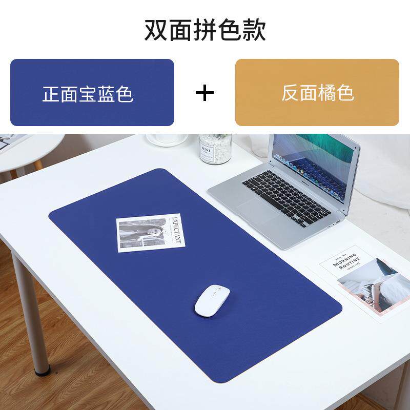 Manufacturer Wholesale Pu Leather Waterproof Computer Slip Rat Mat Large Office Computer Keyboard Child Table Mat Custom Pattern