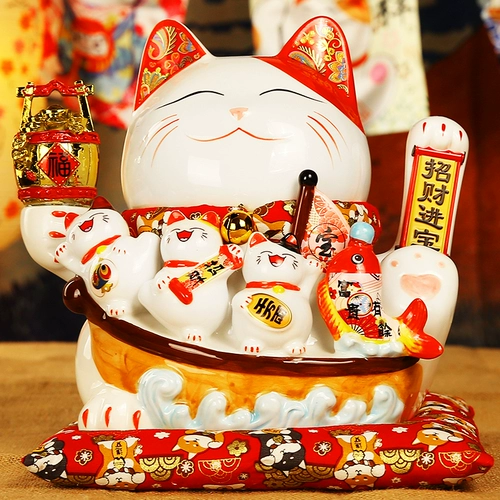Тридцать, то же богатство, то же самое богатство, автоматически манит украшение, чтобы открыть домашнюю гостиную, Японская Фортуна Кошка