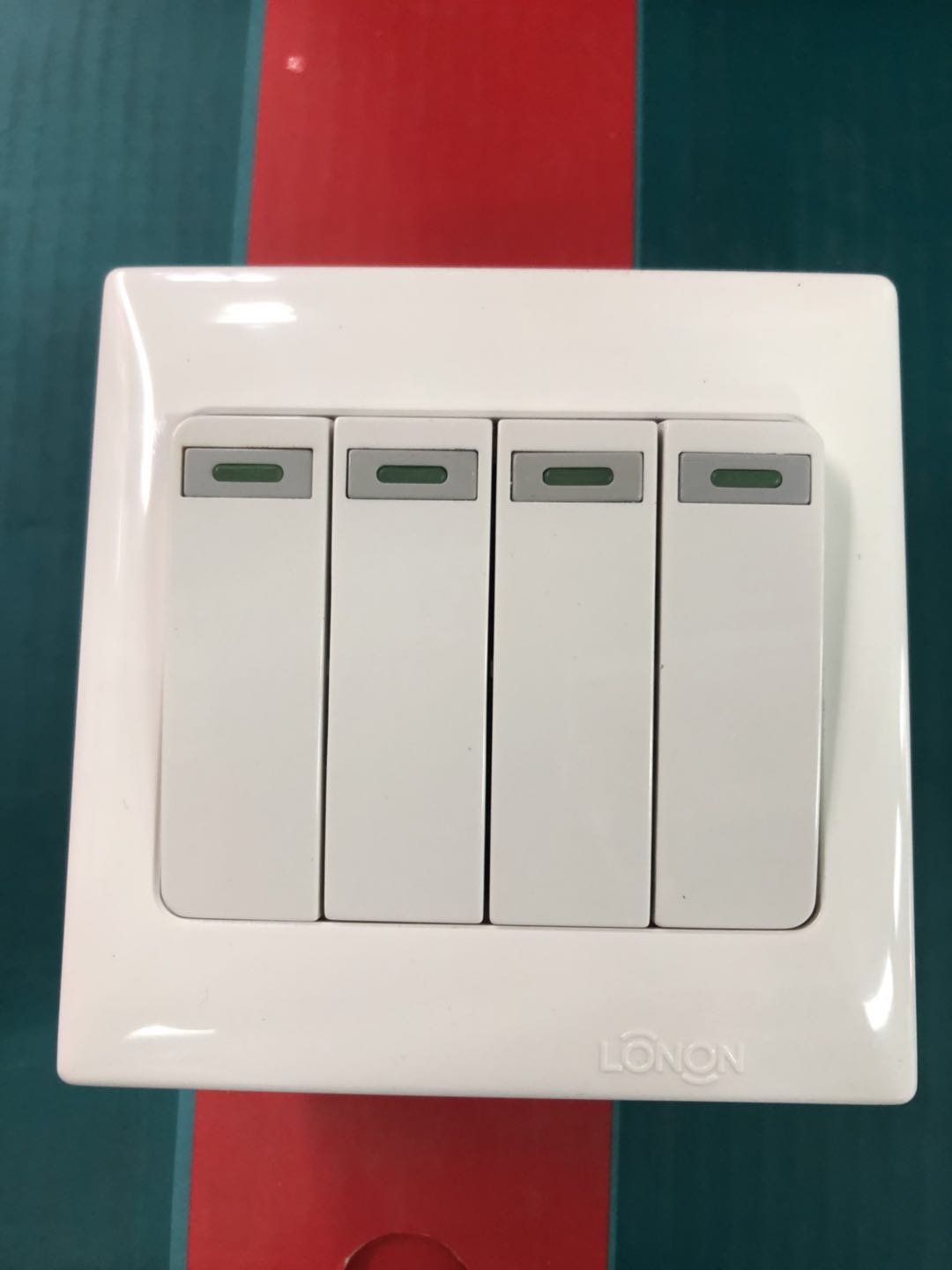 Longenergy switch NB8 series bath bullies switch four open single control switch with luminous 86 type clear cabin special price
