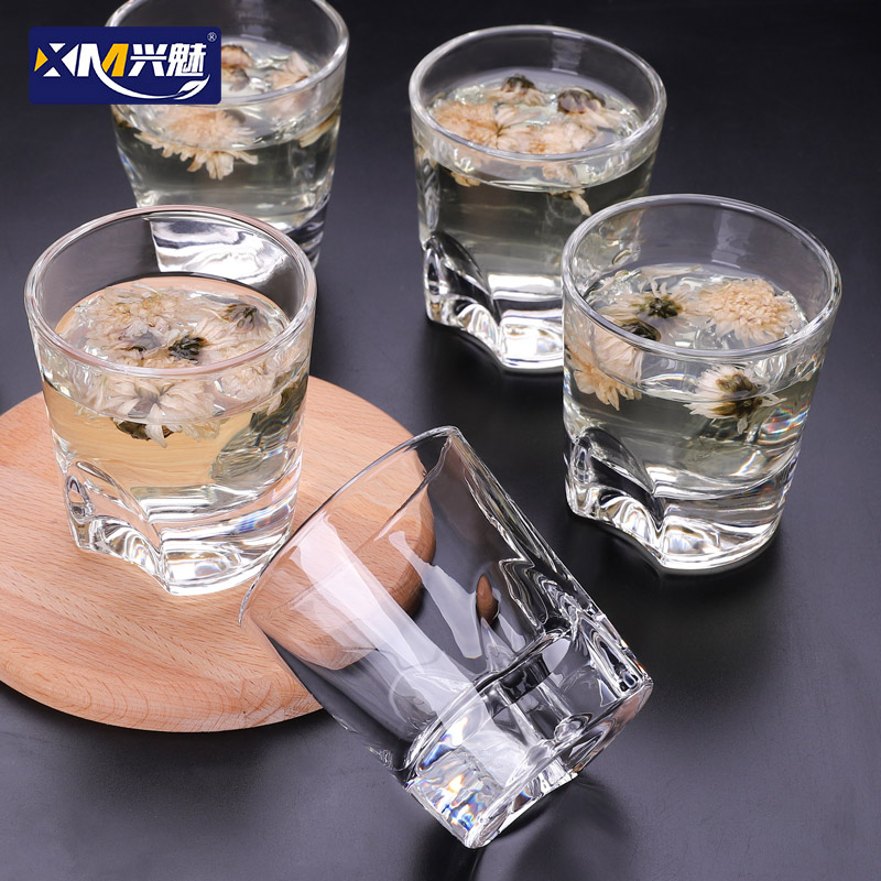 Glass set 6 pieces household European-style water glass juice glass beer glass milk glass white wine glass kettle set