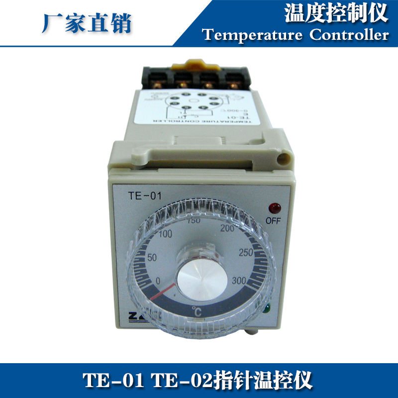 Nishizaki Te-01 Te-02 Pointer Temperature Controller Temperature Regulator Deviation Indicator with Wiring Base