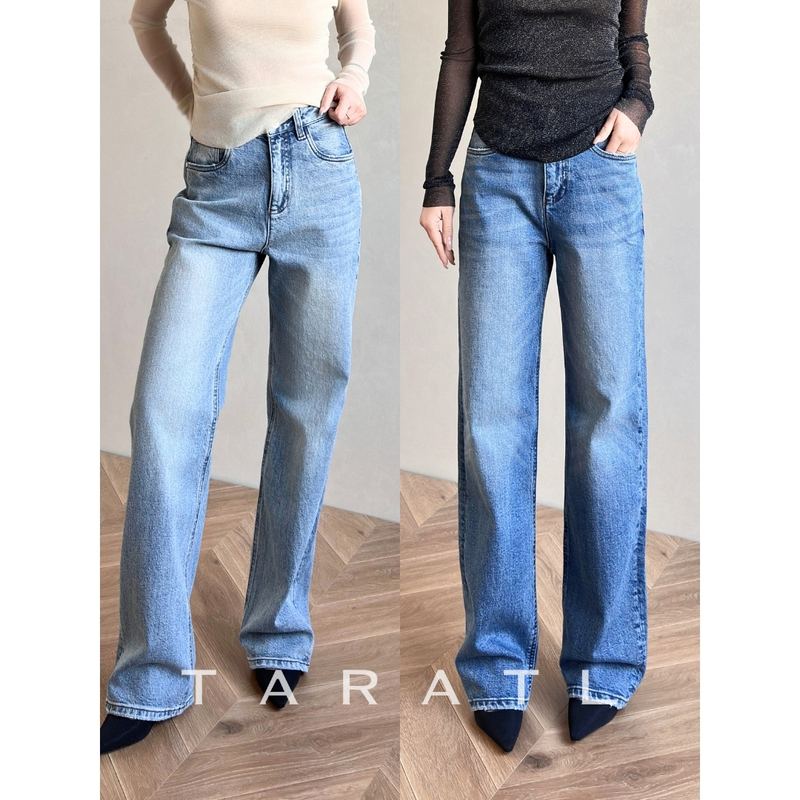 Taratl｜"Four Seasons Edition" Limited Edition Turkish Imported Bossa Denim Straight-Leg Wide-Leg Jeans for Women