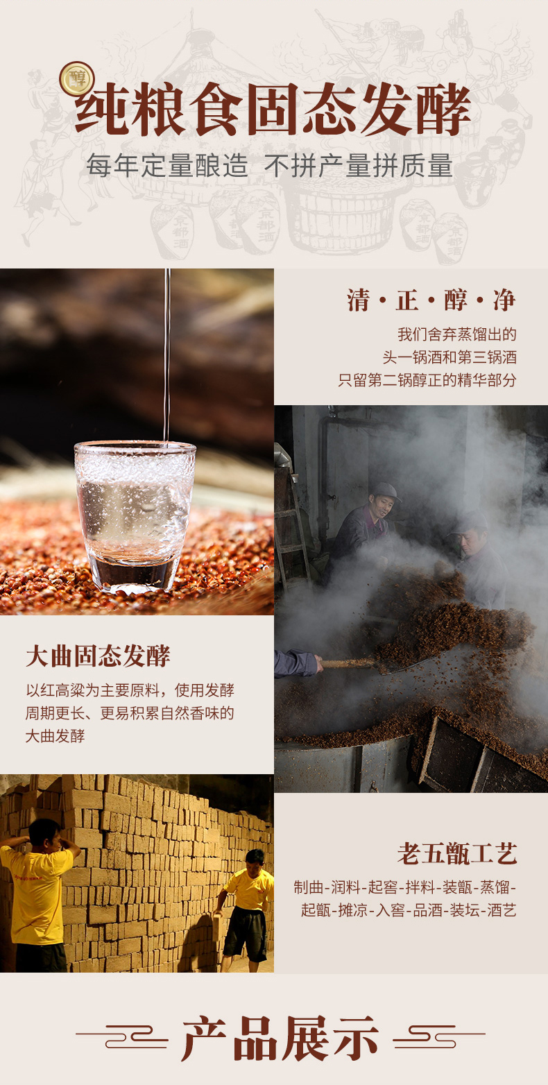 京都 北京二锅头 清香型 43度 500ml*2瓶 礼盒装 图6