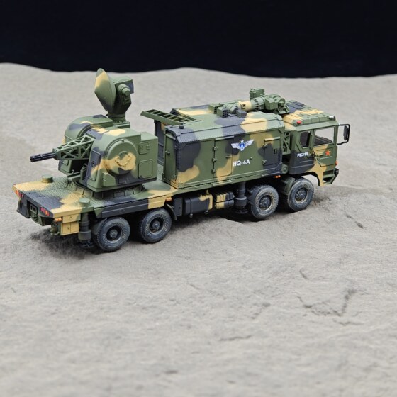 China Land Shield 2000 Anti-Aircraft Gun Interception Vehicle 1/72 Scale Finished Model
