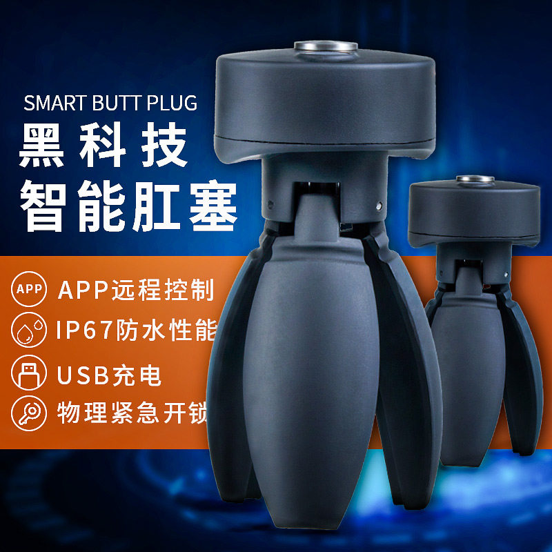 SM Vestibular anal plug Remote anal chrysanthemum anal expander Training CB lock Male gay masturbation orgasm sex tool