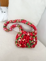 Красная сумка через плечо, набор материалов