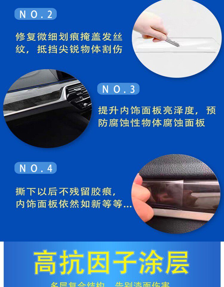 Интерьер фильм 适用23-24款极氪009导航钢化膜001屏幕中控仪表保护贴膜汽车改装 TYPER