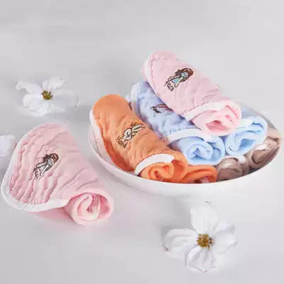 This color life cotton baby multi-purpose towel candy color square towel mouth water towel square towel