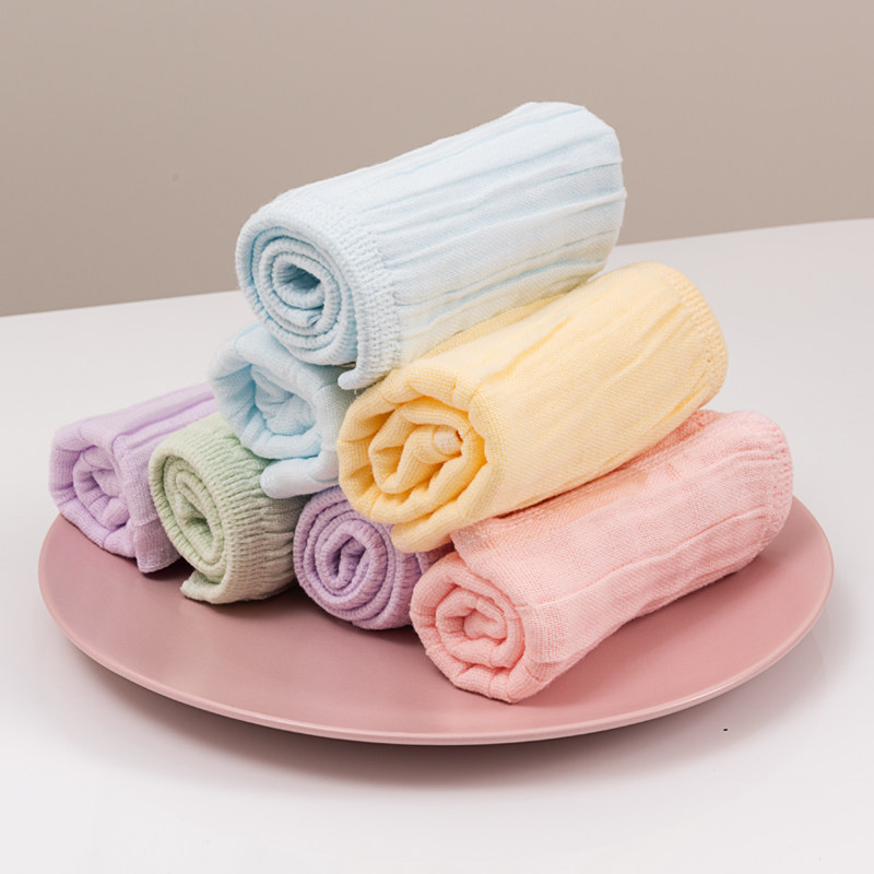 This Colourful Life Six Floors Candy Color Folds Little Square Towels