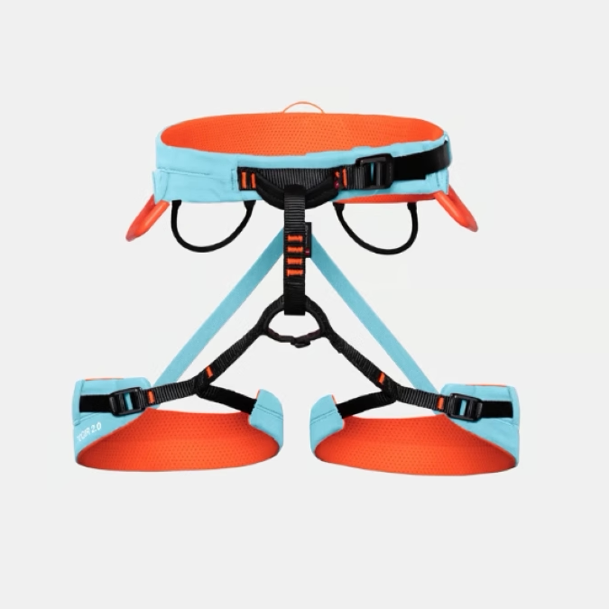 Mammut Togir 2.0 3 Slide Safety Harness for Wild Rock Climbing and Mountaineering, Women's Model 2020-01060