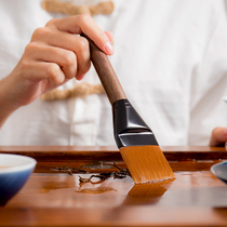 Tea brush without dropping Mao tea pen Gongfu tea Brush Tea Tray Sweep Water Brush Tea Set Accessories Tea Table Cleaning Tea Brush Pot Pen