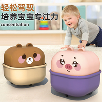 Children press fun animal cartoon fun inertia skiing non-back toy resistant to falling boys and girls