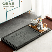 Long system of good quality horse to successful natural urkin stone tea tray household brief full automatic burning water integrated large tea table