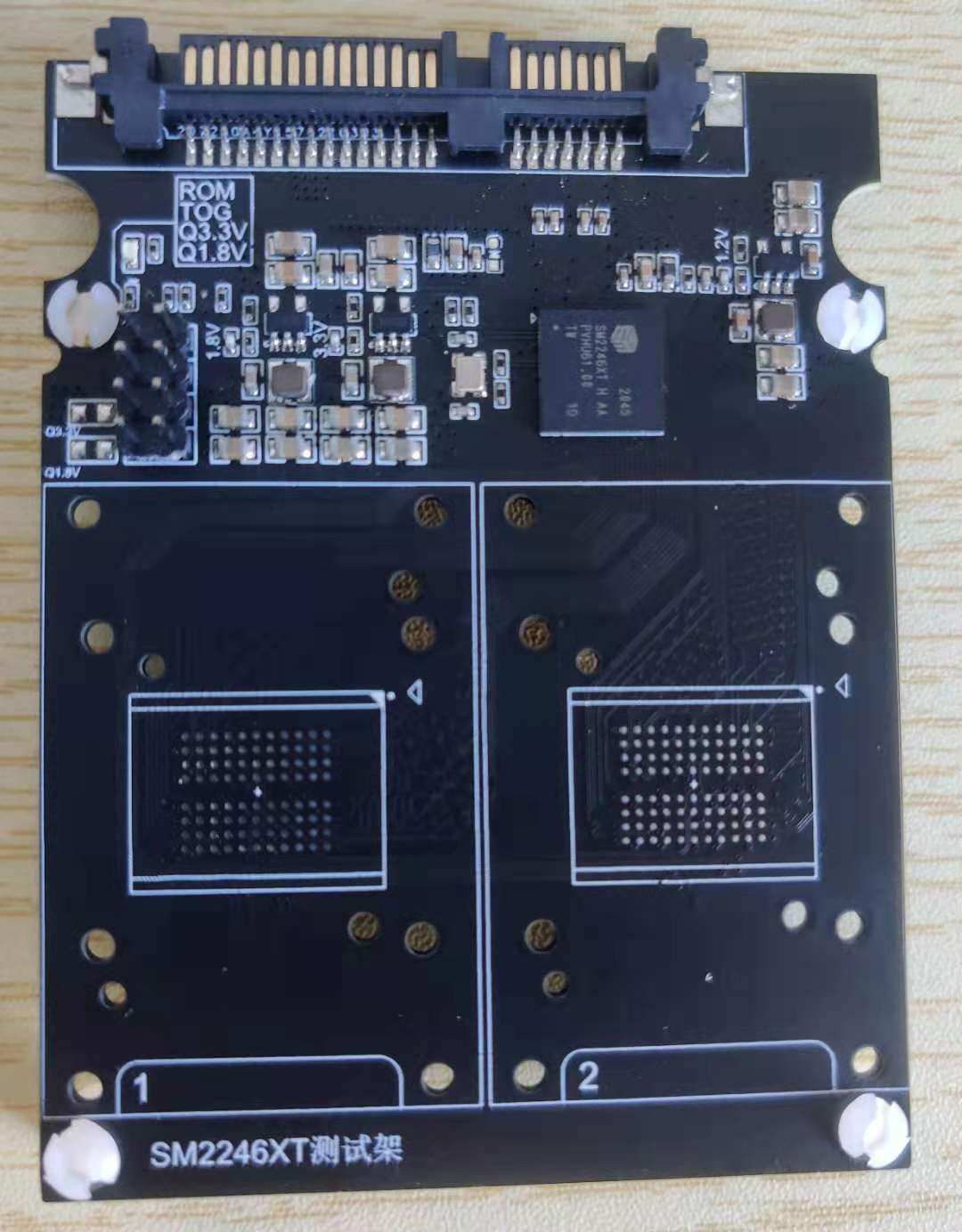 Huirong sm2246xt solid state drive flash flash memory particle test stand 16ce bga152 132