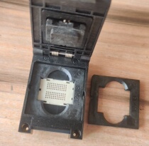 BGA132 152 magnetic suction seat sub-clamshell probe aging seat flash chip emptying seat 1 0 pitch IC empty seat