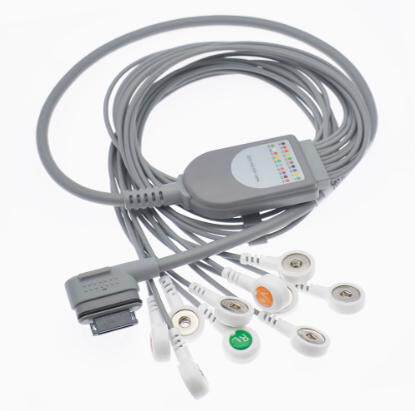 适用于新款博英BI9900/EB12+动态心电记录仪心电图动态心电导联线
