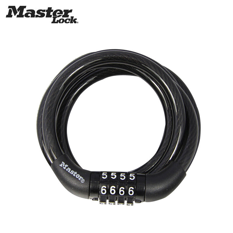 Master self-propelled electric vehicle helmet lock password lock steel cable lock bold motorcycle lock lock 8143