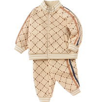 (Same style in the mall) Balabala childrens clothing boys suit baby two-piece set autumn clothing childrens fashion