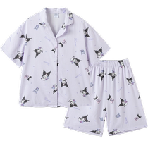 (Same style in Kuromi IP mall) Balabala girls pajamas set summer air-conditioning clothes childrens home clothes