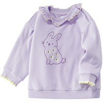 Balabala baby sweatshirt pullover long-sleeved T-shirt girls baby bottoming shirt pure cotton autumn and winter top fashionable