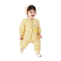 (Same style in the mall) Balabala baby down jacket style winter outing jumpsuit huggable suit