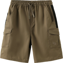 (bp) Balabala functional sports 24 summer fluorine-free water-repellent and wear-resistant stretch outdoor sports cargo shorts