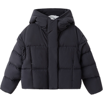 (Same style in the mall) Balabala Girls Down Jacket Winter Hooded 23 New Childrens Clothes Big Childrens Thickened Jacket