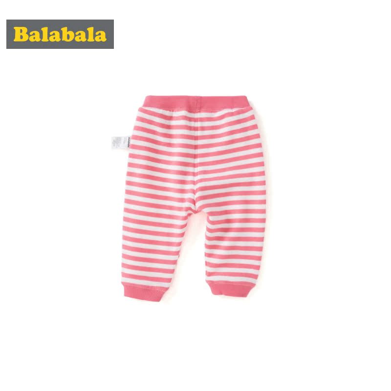 Balabala trẻ em quần cô gái xà cạp quần bé bé sweatpants rõ ràng chính hãng pp quần cotton.