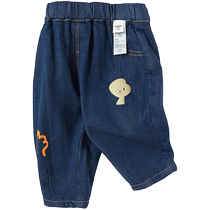 (Same style in the mall) Balabala baby boys trousers casual style in winter autumn and winter plus velvet trend