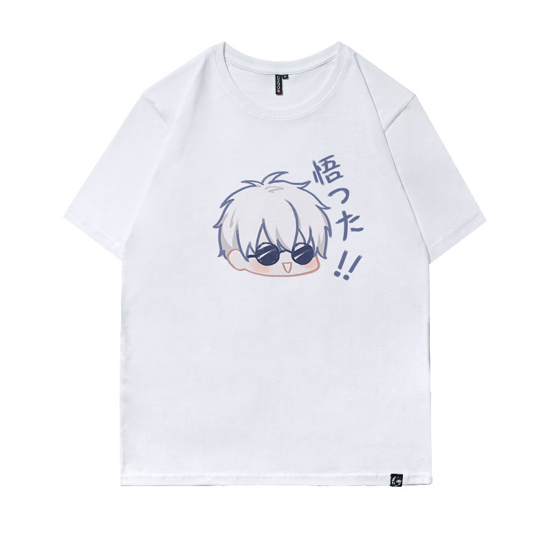 I Understand - Whitesolar system Animation surrounding T-shirt Spell Short sleeve jointly Article 5 Realization clothes easy lovers leisure time quadratic element men and women