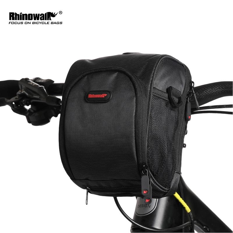 Rhino bicycle handle bag multifunctional waterproof big car trailer bag riding mobile phone bag bicycle front beam car first bag