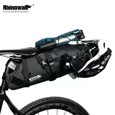 Rhinowalk rhino bicycle tail bag large capacity long distance riding equipment road mountain bike saddle bag