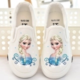 Детская белая обувь для раннего возраста, белые тканевые туфли