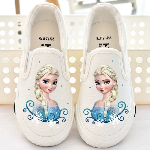 Детская белая обувь для раннего возраста, белые тканевые туфли