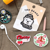 Coldplay time embroidery stickers self-adhesive badges hat clothes pants clothes patch trend fashion hand account decoration stickers