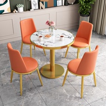 Net red negotiation table and chair combination Leisure shop reception table and chair 4S shop sales office Balcony Home dining table and chair combination