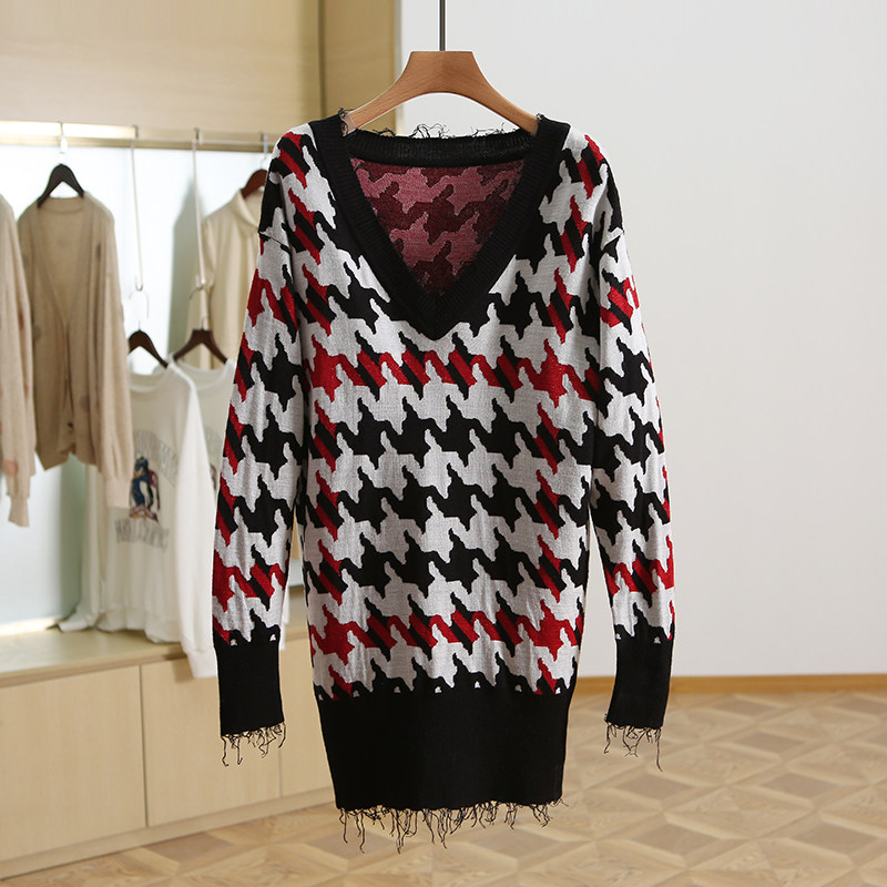 Special price 39 9 ● Thai series Joker casual loose personality knitwear brand counter women's 21 spring new