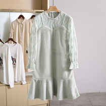Welfare price 39 99 Ke series celebrity style stitching lace dress shopping mall brand discount womens dress