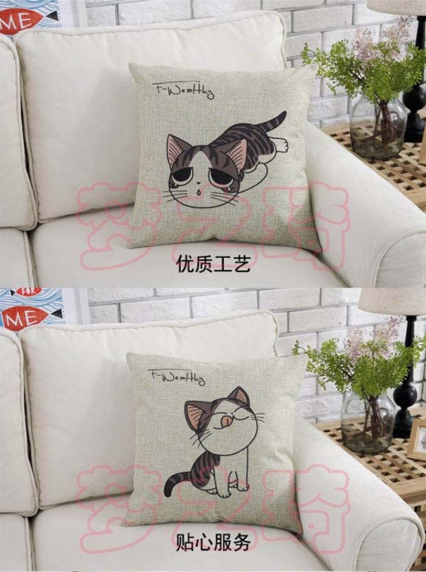 Phim hoạt hình gối gối Xe sofa văn phòng đệm gối đầu giường gối thắt lưng Gối bông gối để ghế sofa