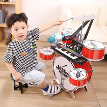 Rack Subdrum Children Beginners Toy Boy Instruments 3-6 Year 9 Knocks Drummer Musicians With Style Jazz Drum Musical Instruments