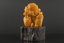 Ancient Play Collection National Stone Carving Gift of the Deep Mountain Visit to the Tian Yellowstone Boutique Mountain in the northern fields of Laos