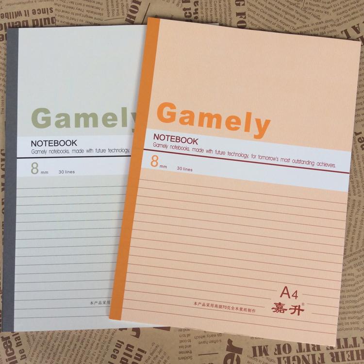 Office Notepad A4 soft copy notebook student homework writing book between classes 60 pages 80 pages 100 pages