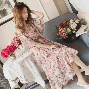 2021新款连衣裙女夏气质时尚韩版大码女