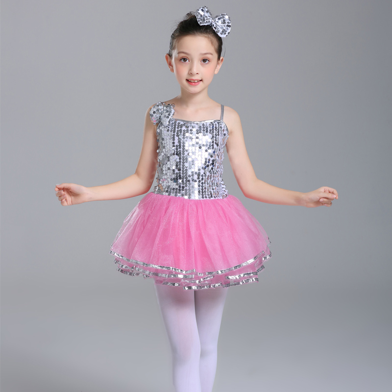 hiệu suất quần áo quần áo mầm non nhảy cô gái công chúa váy sequin 61 trẻ em gây dựng vở ballet jazz váy poncho váy.