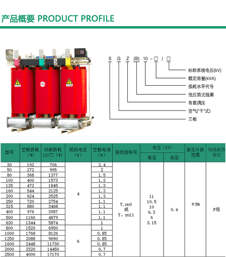 Электронный трансформатор 入国家电网scb10-50kva 10kv/0.4环氧树脂三相干式电力变压器现货 Huasheng