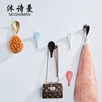 Nordic ins wind simple creative leaf hook wall hanging wall personality entrance living room wall door-to-door coat hanging