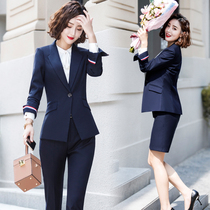Professional suit female fashion interview formal dress female college student overalls suit suit female temperament suit three-piece set