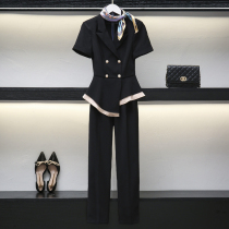 Summer professional suit suit suit women fashion temperament interview business dress sales department work clothes women short sleeve suit