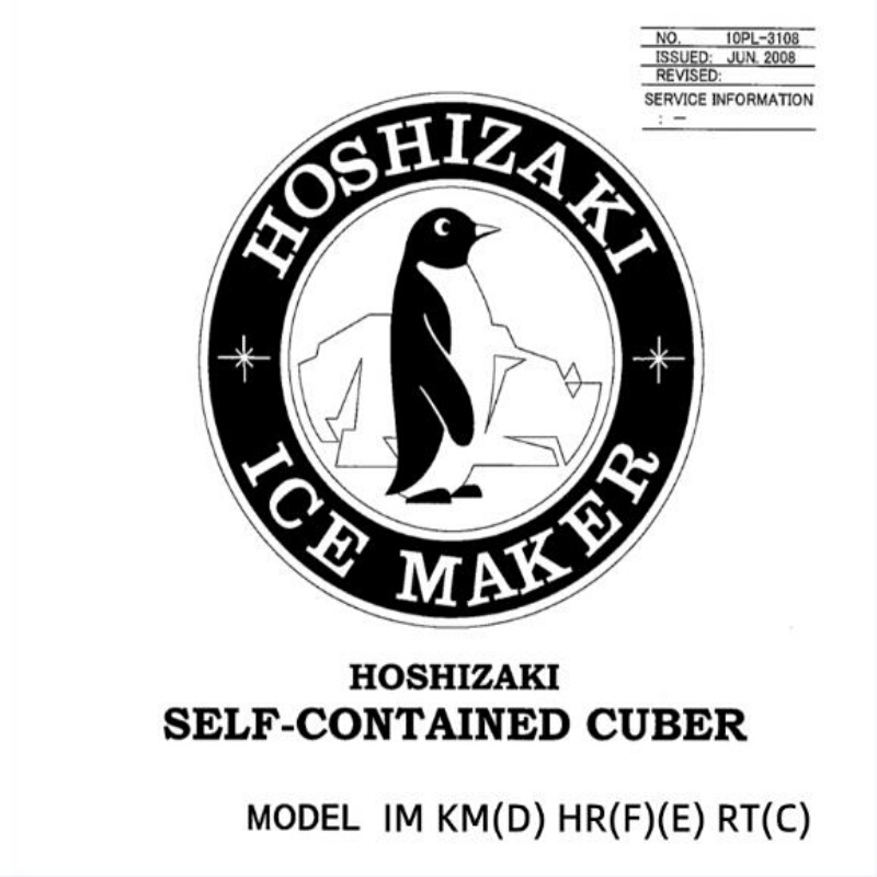 Original Hoshizaki Ice Maker Refrigerator Replacement and Repair Parts, Hoshizaki Refrigerator Freezer Prepayment Original Hoshizaki Ice Maker Refrigerator Replacement and Repair Parts, Hoshizaki Refrigerator Freezer Prepayment
