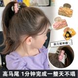 Мультяшная детская заколка-крабик, хвостик, заколка для волос, аксессуар для волос, с медвежатами, популярно в интернете